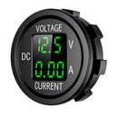 D6 Digital Voltmeter Ammeter Volt Current Panel Meter for Car Truck (Green)