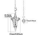 Copper Dowsing Healing Reiki Pendulum Pendant Amulet Pyramid Pendule Reiki