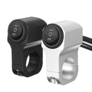 Motorcycle 3-position Switch Aluminium Alloy Fog Brake Light Switch (Black)