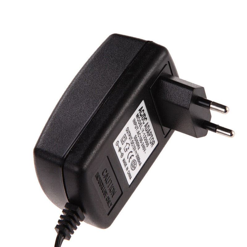 EU Male AC 100-240V Converter Adapter DC 5.5 x 2.5MM 12V 2A 2000mA Charger