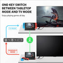 Console TV Dock Station with 1000Mbs LAN Port/4K HDMI-compatible for Switch OLED