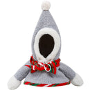 Cute Plus Velvet Snowman Transformed Warm Fur Ball Pet Christmas Headwear