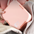 Microwave Lunch Box Food Grids Storage Container School Bento Box (Pink) Newly