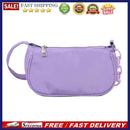 3pcs Casual Handbag Simple Nylon Daily Female Totes Shoulder Bags(Purple)