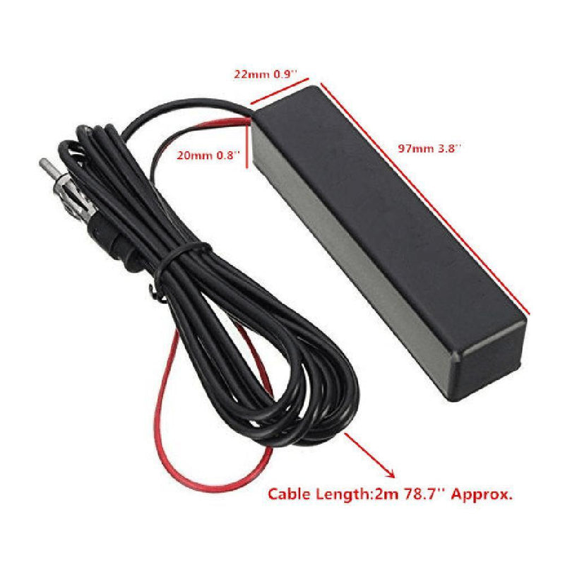 12V Universal Car Truck Boat Motorcycle Hidden Amplified Radio Antenna