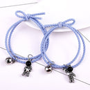 Women Men Friend Magnet Bracelet Gift For Couple Rope Bracelets Star Astronaut