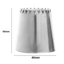 Lomia Cookie Decoration Mouth Icing Piping Tips Stainless Steel Nozzle(A)
