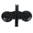 5x Black Plastic Divider Sheet Holder Suction Cups for Aquarium Fish Tank