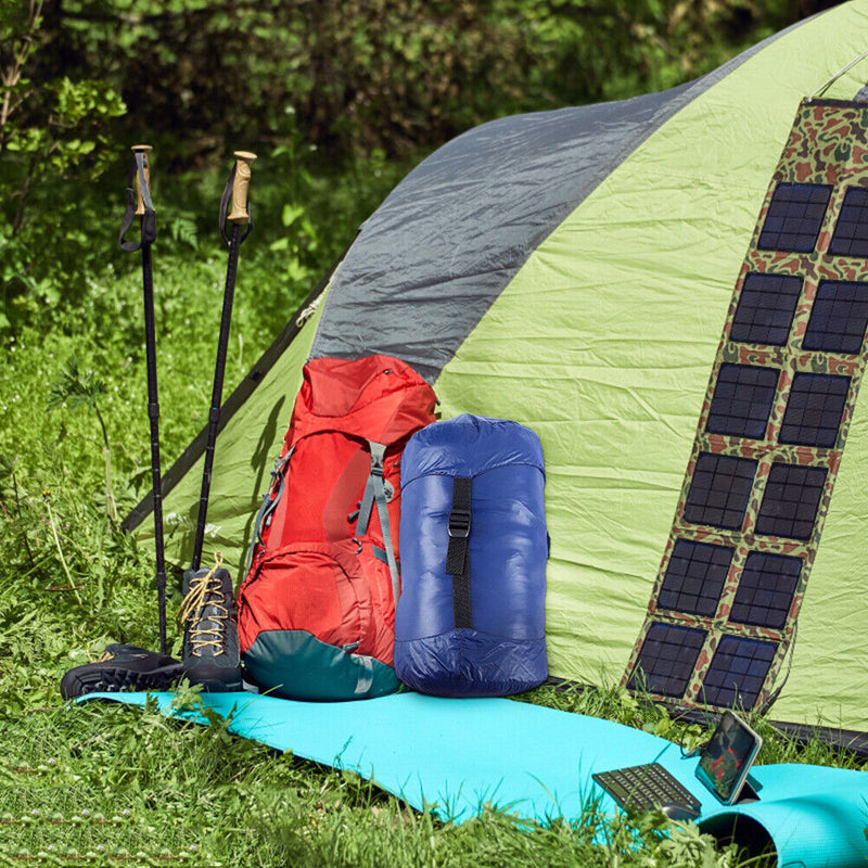 Goose Down Cold Temperature Sleeping Bag Portable Soft for Hiking Mountaine