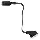 Hdmi-compatible To Scart Cable Portable 720p / 1080p Video Audio Adapter Convert