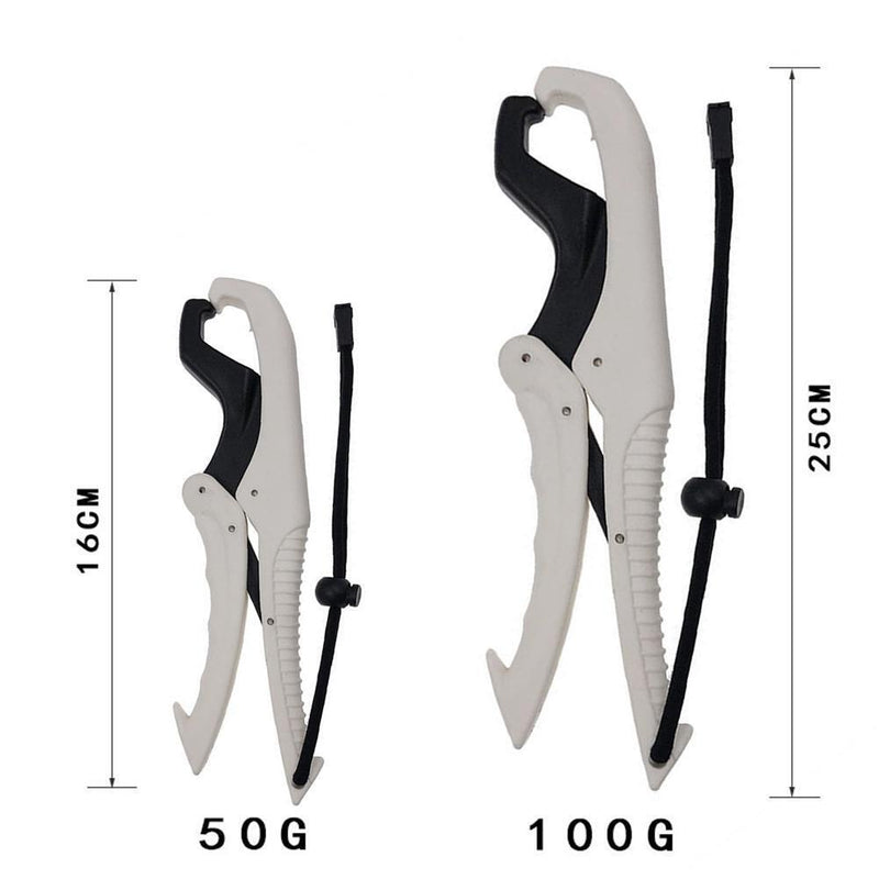 6 inch Fish Lip Controller Grip Holder Clamp Fishing Gripper Tools (White)