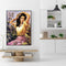 Hand Painted Digital Oil Picture DIY Women Paint By Numbers Kit Canvas Craft