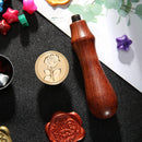 Rose Pattern Sealing Wax Stamp Fire Painting Stamping Envelopes Card (71) Newly