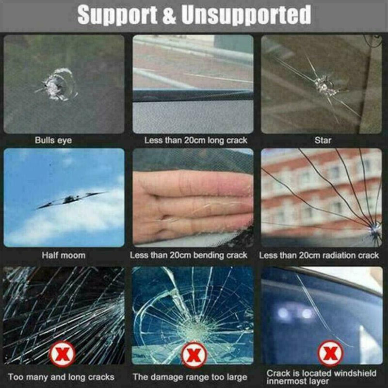 Automotive Glass Nano Repair Fluid Car Window Glass Repair Chip Tool Crack Y5N5