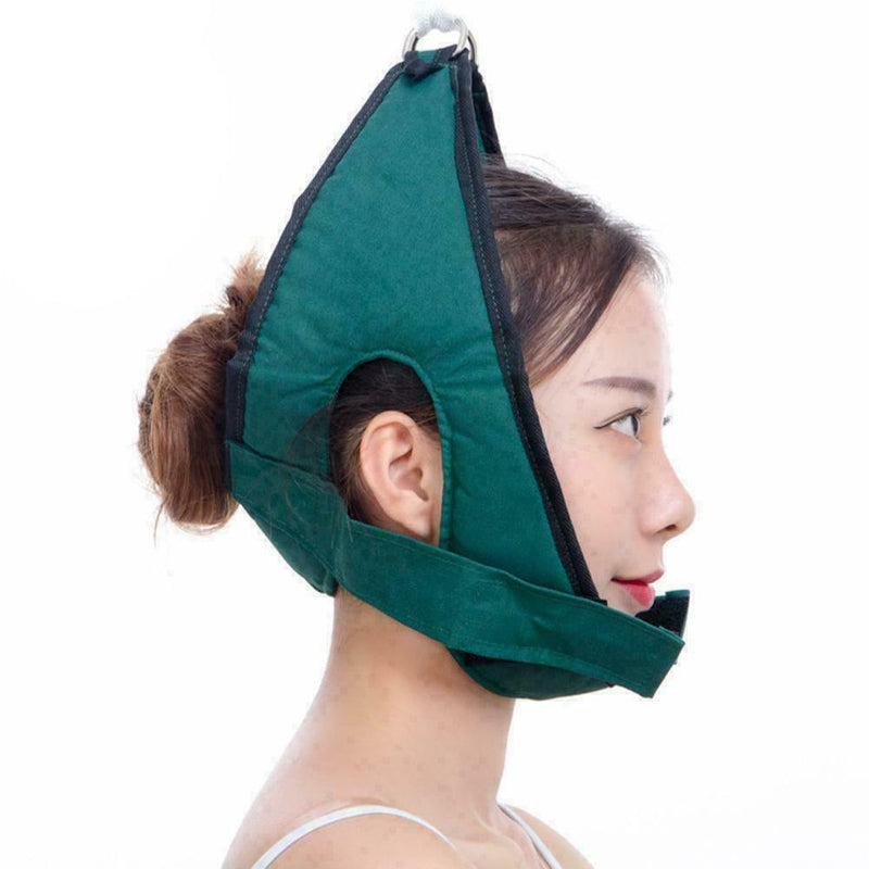 Neck Cervical Traction Belt Adjustable Pillow Fixing Strap Belt AU Stretch Q0R1