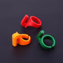 3pcs Plastic Sewing Thimble Ring with Blade Finger Thimble Thread Cutter