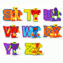 26Pcs English Letters Robot Deformation Alphabet Transformations Puzzle Toys