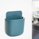 Wall Mounted Organizer Storage Box TV Remote Control Phone Holder (Blue) Newly