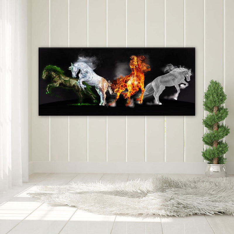 Four Pegasus Diamond Painting Kits Full Square Drill Home Wall Art Decor