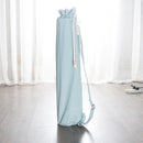Portable Yoga Mat Storage Bag Fitness Pilates Mat Carrier Bags (Light Blue)