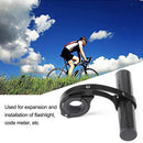 10cm Bicycle Handlebar Extender Bike Front Light Computer Bracket (Black) Newly