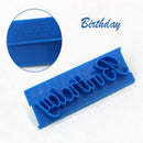Baking Tool Fondant Cutter Sugarcraft Mould Cake Mold Letter Happy Birthday
