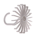 Rotating Tie Belt Rack Adjustable Tie Hanger Holds 20 Neck Ties Closet Organizer