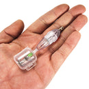 Button Battery Operated LED Light Fishing Lure Squid Hook Light (White) Newly