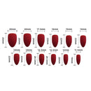 Crystal Jelly Gum Beauty Ballet Nail Tip Almond Ombre False Nails Ballerina