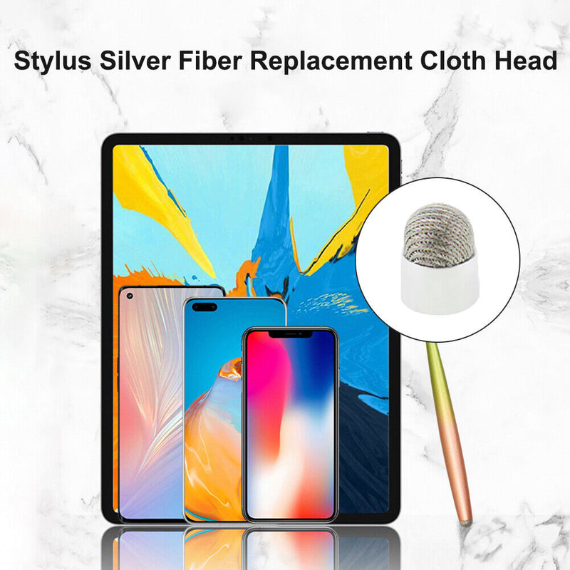 5pcs Conductive Stylus Pencil Cloth Head Touchscreen Pencil Fiber Replacement