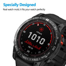Stainless Steel Bezel Case Cover Bumper Ring (For Garmin Fenix 7X Black) Newly