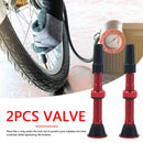 2 Pack 40mm Tubeless Tire Presta Valve Aluminum Alloy Stem for MTB Road Bike