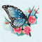 #A Butterfly Pattern DIY Diamond Painting Kits Full Round Drill Home Wall Decor