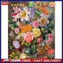 Painting By Numbers Kit DIY Colorful Flower Canvas Oil Wall Art Picture Orn