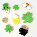 8 Piece St. Patrick's Day Cookie Die Irish Clover Steel V5W3 Cookie Die D7 E6B4