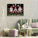 #A DIY Diamond Painting Partial Special Shaped Drill Christmas Gnome Wall Decor