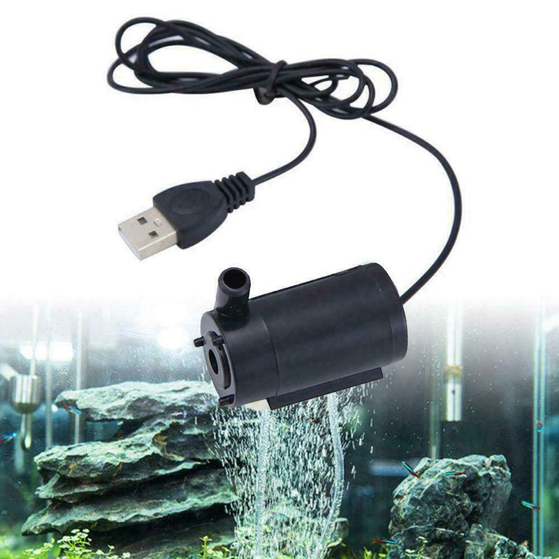 USB Mini Aquarium Fish Tank Oxygen Air Pump Portable Hot A0S0 Ultra Silent N6R4