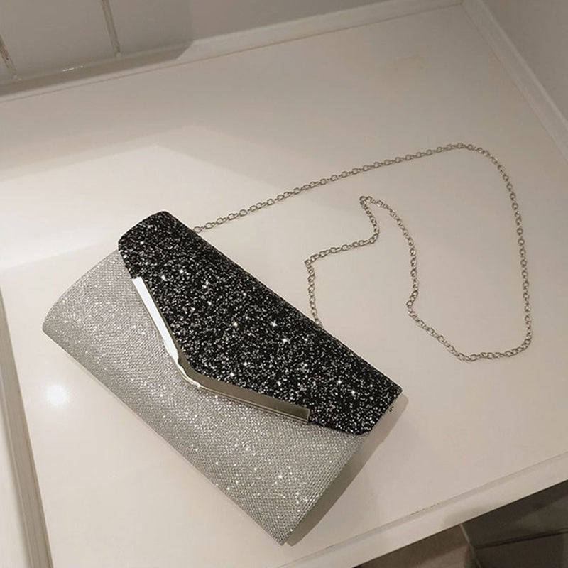 Wedding Rhinestones Beaded Handbags Clutch Evening Bag Chain Purse Shoulder