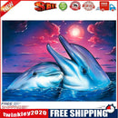 5D Two Dolphins Diamond Painting Embroidery DIY Cross Stitch Home Decor