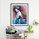 Dancing Girl Oil Paint By Numbers Hand Painted Wall Art Craft Home Decorations