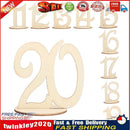 10pcs Wooden Wedding Table Number Cards Ornament Craft (Eleven to Twenty) Newly