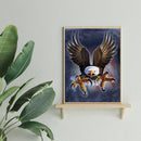 Full Square Drill Diamond Painting 5D Kit DIY Fierce Eagle Drawing Bedroom Decor