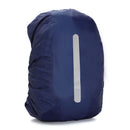 Reflective Waterproof Bag Rain Cover Outdoor Safety Covers (Dark Blue 60L) Newly