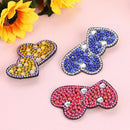 3pcs Love Heart DIY Full Drill Diamond Painting Hair Clip Rhinestone Hairpins