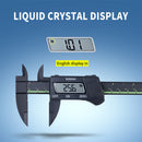 0-150mm Electronic LCD Screen Vernier Caliper Measuring Gauge Tool (Black)