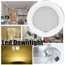 Spotlight Recessed Led Panel Light Round Led Downlight 5W 220v Ceiling Light