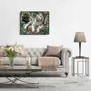 DIY Digital Oil Painting By Numbers Three Tiger Wall Picture Home Decoration