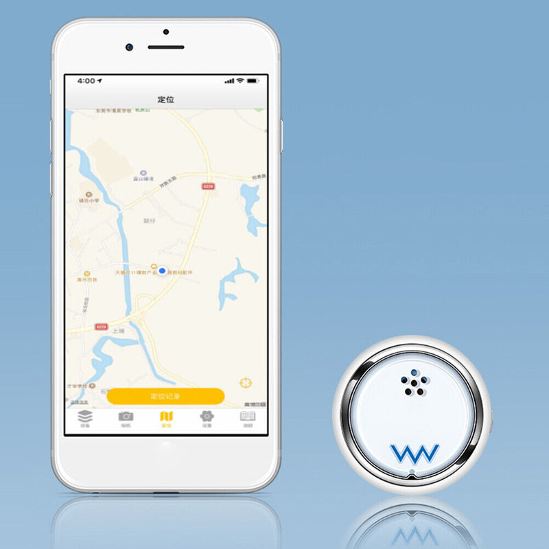 W8 Mini Tracking Device Bluetooth-compatible 4.0 Tag Key Finder (White)