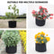 5 Pack Plant Grow Bags with Flap Potato Tomato Planting Pouch Non-Woven Fabric