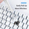 2 in 1 Mechanical Keyboard Key Cap Puller Keycap Shaft Remover Tool (White)